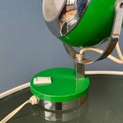 Vintage green space age eyeball table lamp