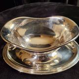Saucière ovale Christofle en métal argenté