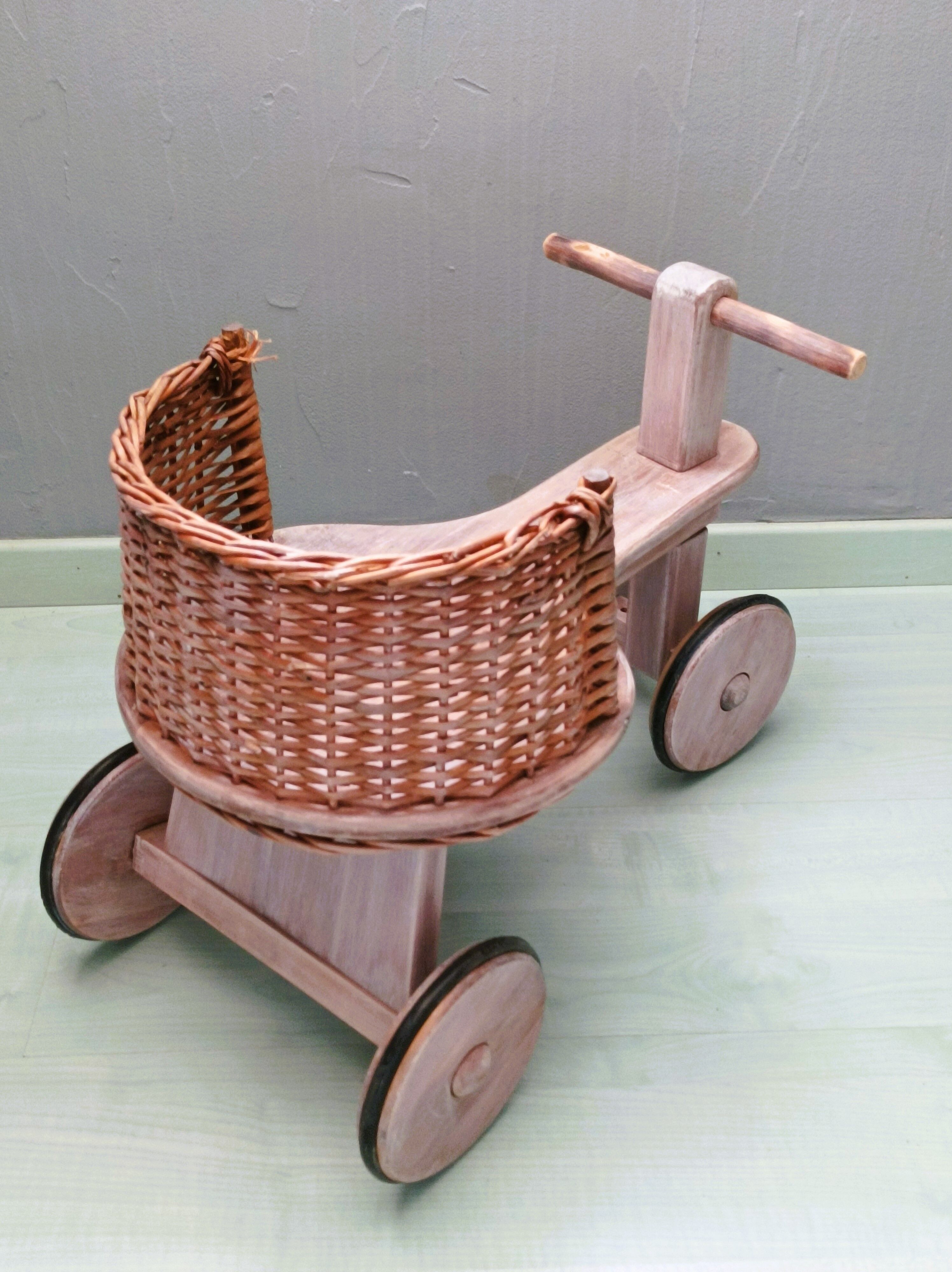 Wooden tricycle for children