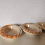 Set of 3 Charles Amand crab-shaped ramekins
