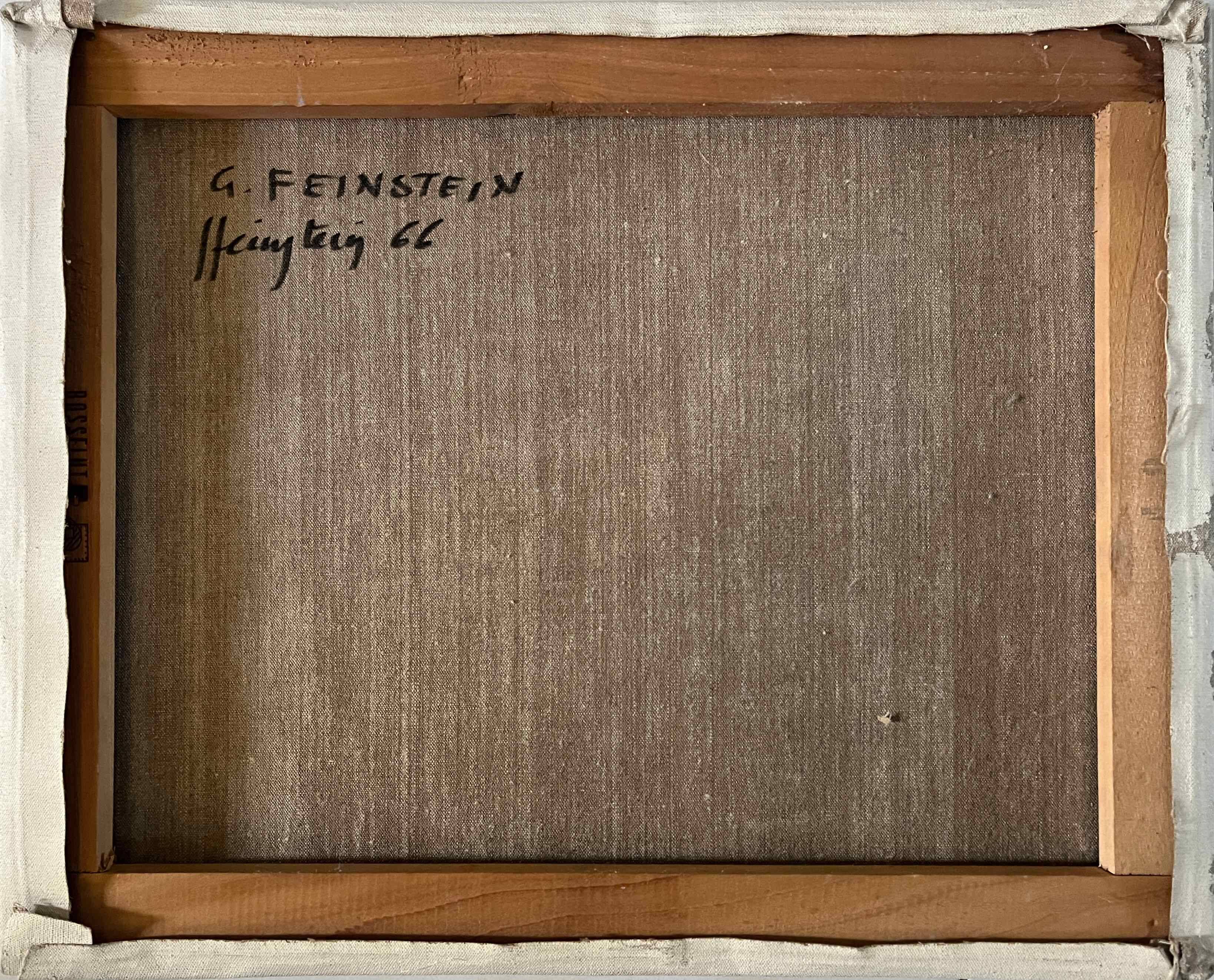 HST painting "Abstraction" Guy Feinstein (1929-2008) Narrative figuration