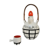 pineau bottle and ceramic cup by Lili Voltz 60s