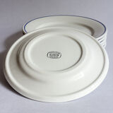 Set of six dessert plates - Faïencerie de Gien - Vintage