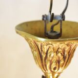 Beautiful chandelier with tassels.