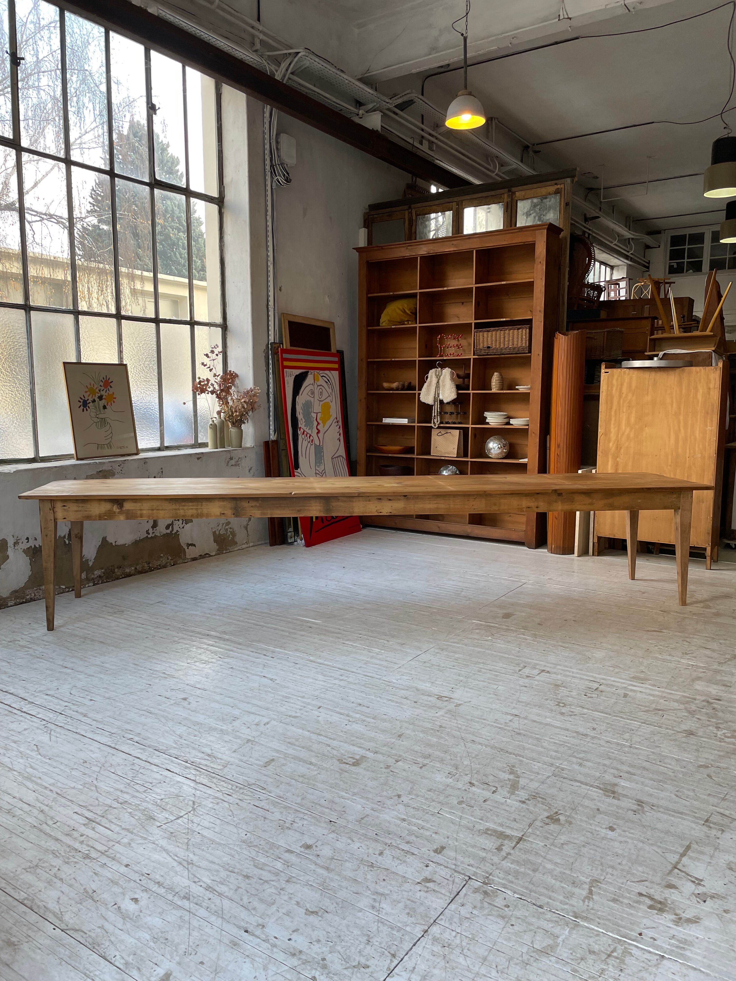 Farmhouse table beech pine XL 4m