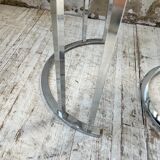 Trio of 70s chrome consoles