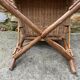 Fauteuil en rotin enfant vintage