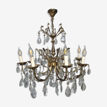 Vintage bronze chandelier