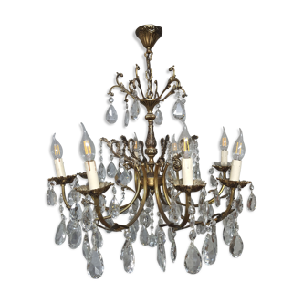 Vintage bronze chandelier