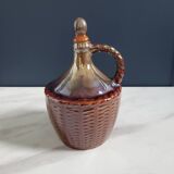 Iridescent ceramic carafe