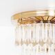 Incredible and large 'Triedri' flush mount light by Paolo Venini for Venini