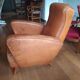 Leather club chair 1950/1960