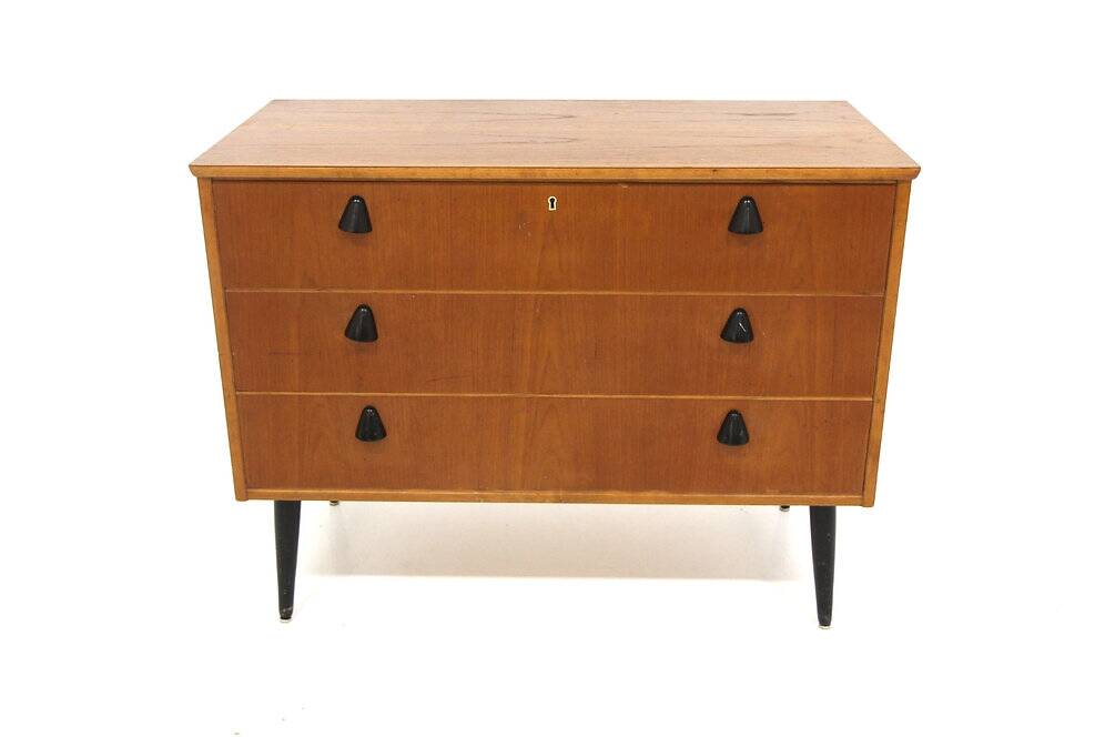 Scandinavian teak chest of drawers, Sweden, 1960