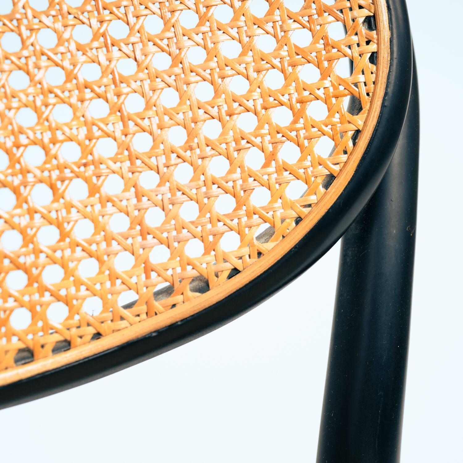 Thonet bentwood webbing chairs 214f 210r chairs, set of 2