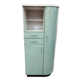 Vintage buffet in green formica