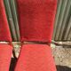 Vintage Louis XIII style chairs sheep bones in beech and velvet.