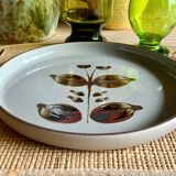 4 flat plates, Arnon stoneware, 1970