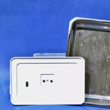 Stube - household scale in white enameled metal - force 10 - model 7000 in its box - 1960.