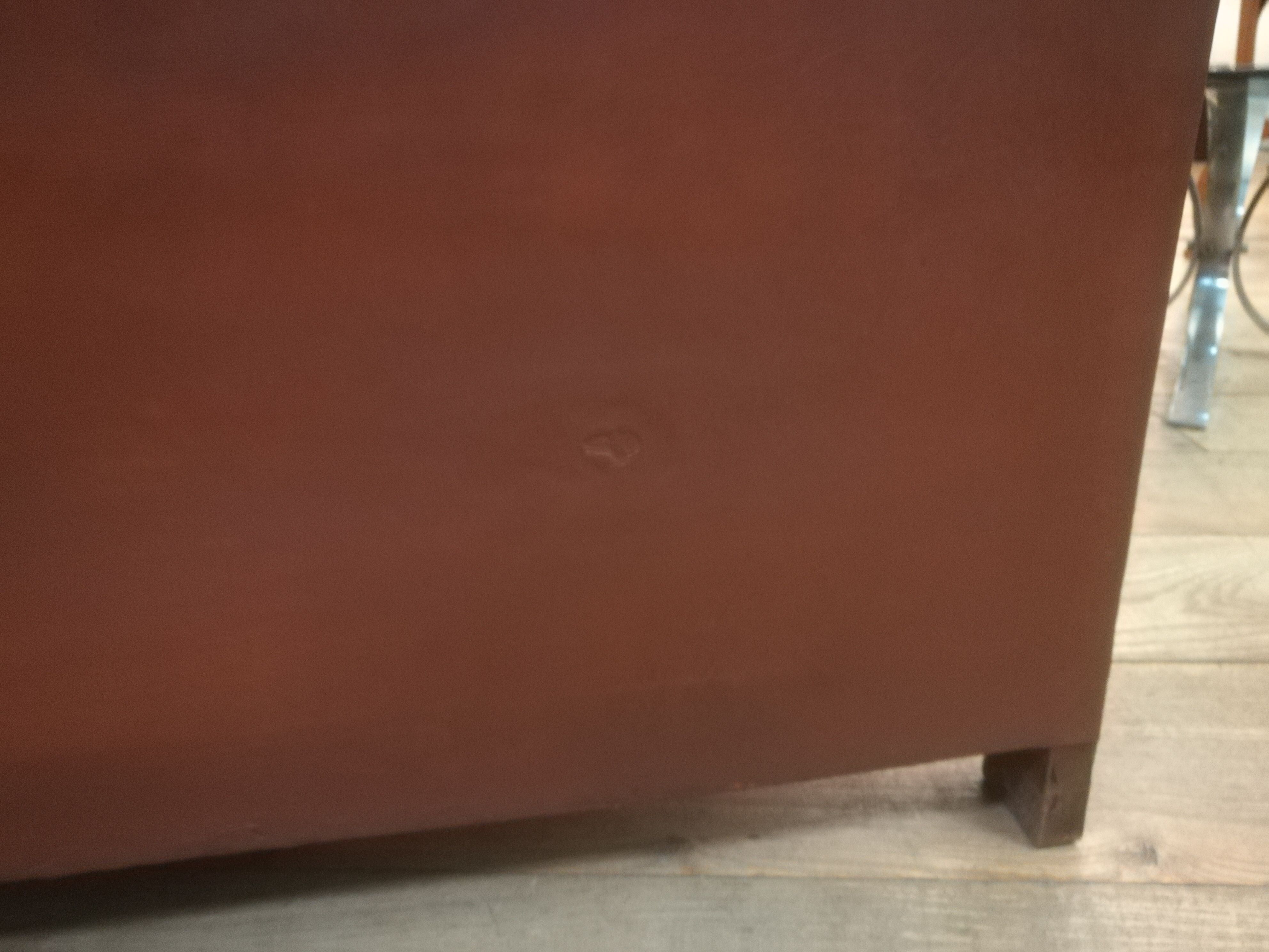 Leather art deco sofa