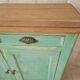 Buffet parisien patiné bleu vert