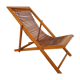 60s slatted sunbed lounger in 60s slats