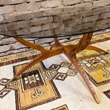 Vintage 1960s spider leg coffee table