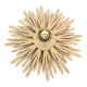 Giant sunburst wall lamp