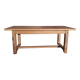 Solid oak farmhouse table