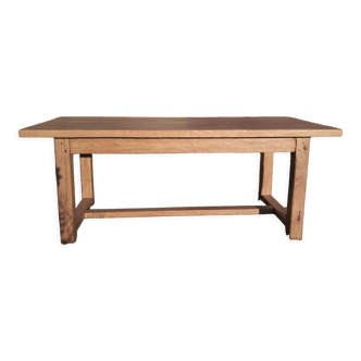 Solid oak farmhouse table