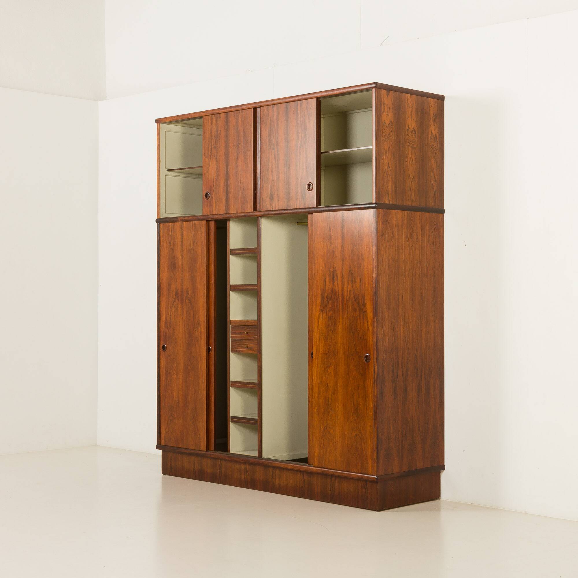 Very rare Danish rosewood cabinet by Omann Jun, 1960s.