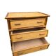 Rattan chest of drawers with 3 drawers