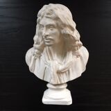 Bust of Molière in plaster