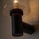 Glashütte Limburg conical bubble glass outdoor sconce