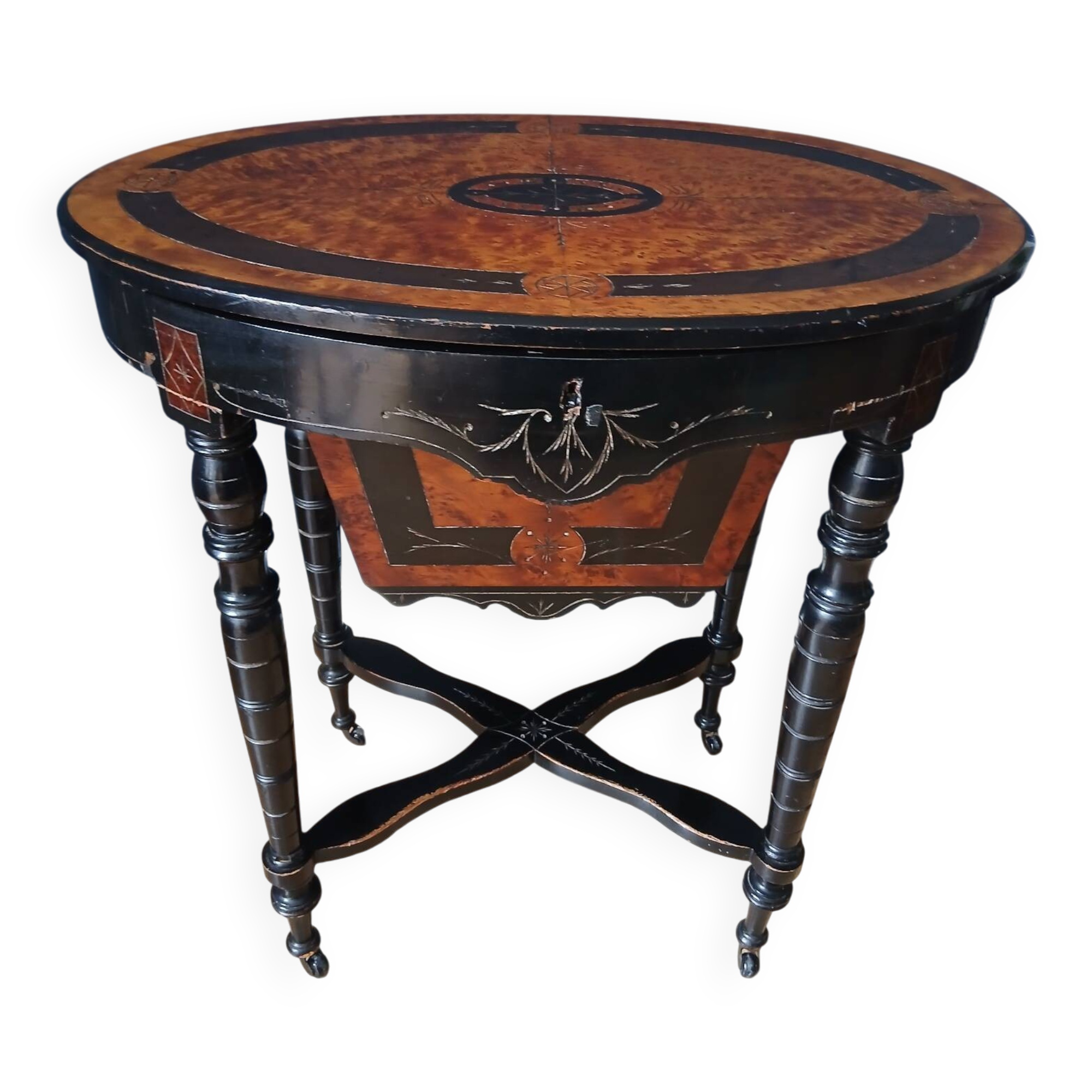 Victorian sewing table