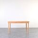 Mid-Century Danish Oak Extendable Dining Table, 1960s.