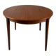Vintage teak round table NF extendable