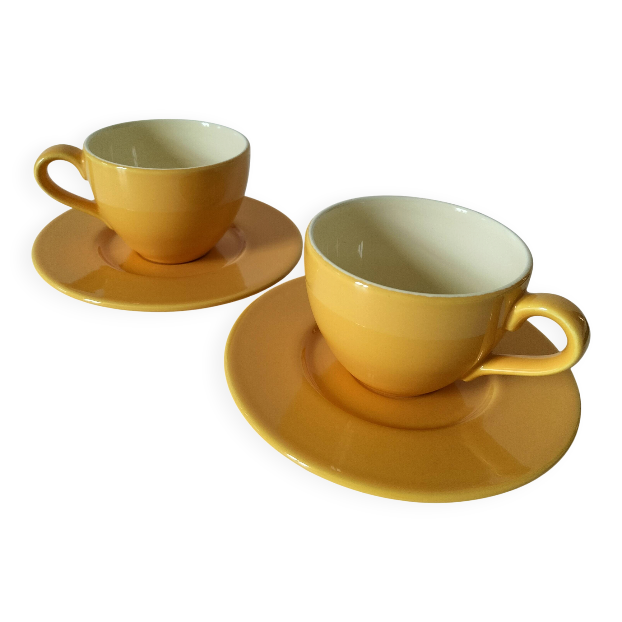 Duo of cups and saucers Pagnossin Treviso