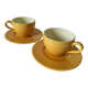 Duo of cups and saucers Pagnossin Treviso