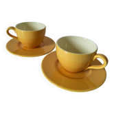 Duo of cups and saucers Pagnossin Treviso