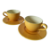 Duo of cups and saucers Pagnossin Treviso