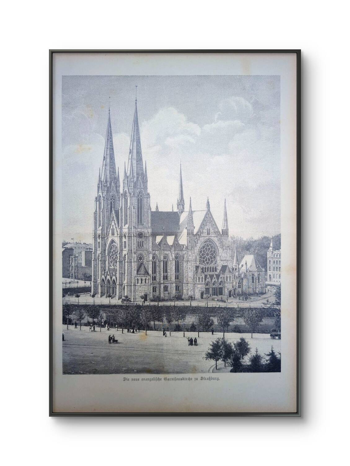 Saint Paul’s Church in Strasbourg, printed in 1897.