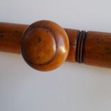 Wooden wall coat rack 4 hooks