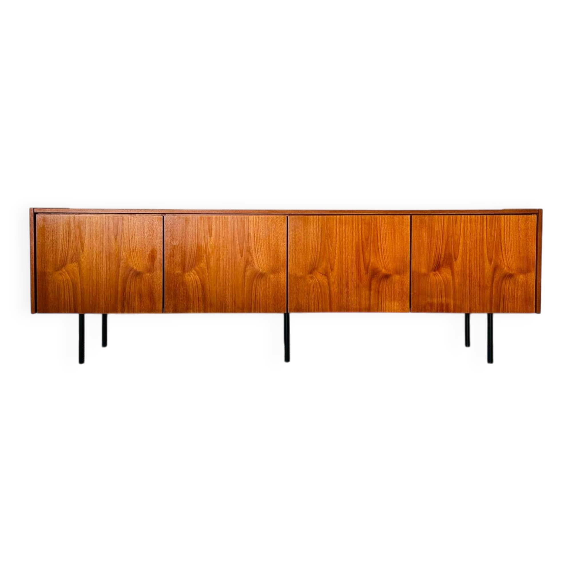 1960s minimalist Scandinavian teak sideboard