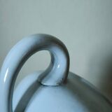 Pichet pot a lait vintage Sarreguemines France bleu pastel