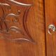 Art Deco enfilade in solid walnut