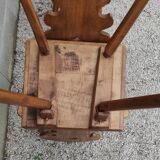 Set of 4 mountain chairs or blond wood chalet chairs