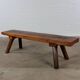 Restaurierte Schlachtebank Sitzbank coffeetable Blumenbank