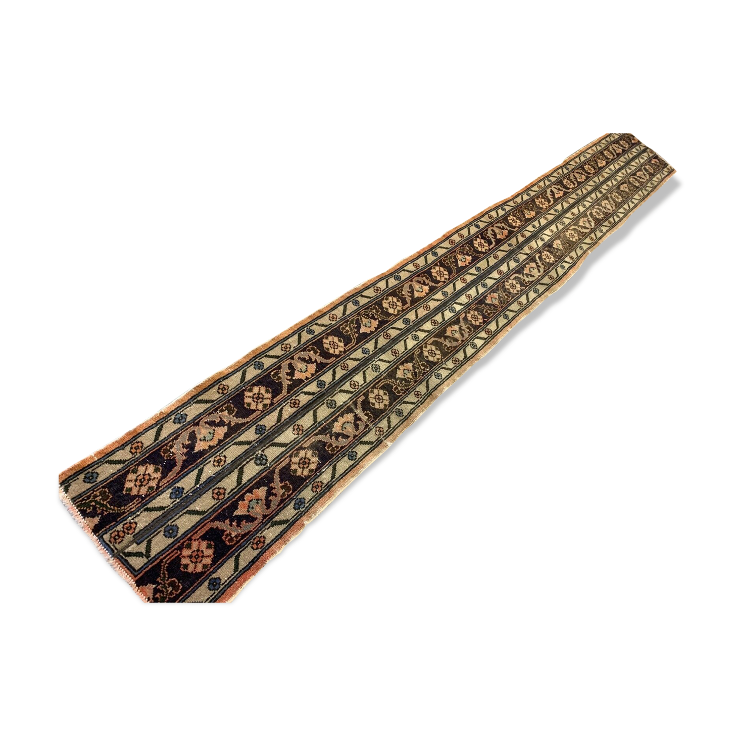 Turkish narrow runner 368x50 cm wool