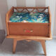 Bedside table revamped compass legs