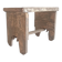 Rustic Weathered Wood Farm Stool/ Accent Table, Spain,  Early 20th-C
